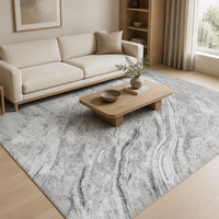 Tapis imprimé lavable en machine, tapis floral vintage pour salon, chambre à coucher, décoration de la maison