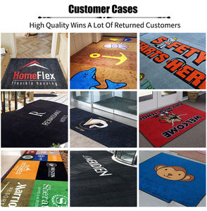 Tapis d'entrée en nylon 6.6 haute résistance avec logo, résistant à l'écrasement, tapis de sol personnalisé avec support en caoutchouc durable pour l'orthodontie - Product Image 6