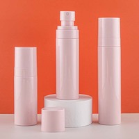 Bouteille vide en plastique pour cosmétiques, vaporisateur tout usage, 60 ml, 80 ml, 100 ml, vaporisateur personnalisé rose avec logo