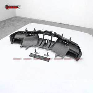 Diffuseur arrière en fibre de carbone sèche pour Lamborghini Revuelto, style MSY, lèvres de pare-chocs arrière, pièces de modification automobile - Product Image 5