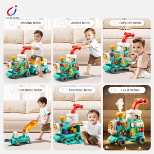 Andador de bebé Chengji trolley 5 en 1 Andador de bebé de tren multifuncional con ruedas y asiento - Product Image 3