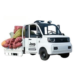 รถบรรทุกไฟฟ้าสี่ล้อคุณภาพสูงพร้อมกระบะท้าย - Product Image 5