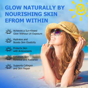 Gotas de Bronceado Líquido OEM con Sabor a Fresa, Protegen la Piel con Antioxidantes, Apoyan el Colágeno y la Reparación de la Piel - Product Image 5
