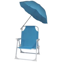 Chaise de plage pliable légère personnalisée pour enfants parapluie d'été chaise de plage de camping inclinable pliante avec parapluie à baldaquin
