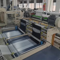 Machine automatique de fabrication de sacs en plastique noirs de type T-shirt et de sacs poubelles pour matériaux en polyéthylène et en nylon