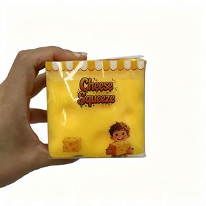 ของเล่นบีบยืดหยุ่นรูปชีส ขนาด 7.5 ซม. น่ารัก บรรจุแป้ง ของเล่นชีสยืดได้ ขายส่งจำนวนมากจากคลังสินค้าในสหรัฐอเมริกา พร้อมส่ง - Product Image 4