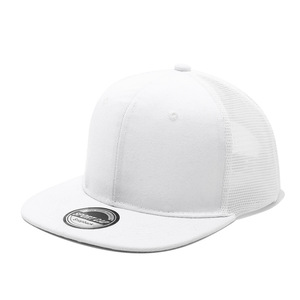 Yiwu Unisex Mesh Baseball Cap <b>Flat</b> Brim Six Panel Breathable Sun Protection Outdoor Spring Summer Polyester <b>Hat</b> - Product Image 5