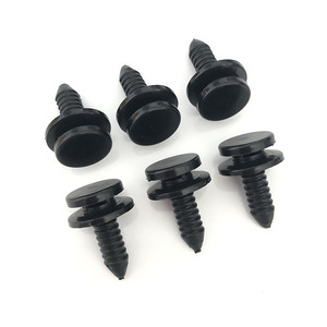Clips de fixation en plastique noir pour garnitures automobiles, pour Porsche Volkswagen, attaches de panneaux intérieurs, pièces de rechange pour réparation - Product Image 1