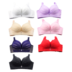 Reggiseno Push-up Senza Ferretto Coppa <span class=keywords><strong>B</strong></span> con Sottile Fodera in Cotone, Sollevamento Naturale, 7 Opzioni di Colore - Product Image 4