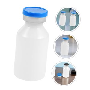 Flacon cosmétique stérile transparent en PE/PET de 3ml, 5ml, 7ml, 10ml, 20ml pour vaccin, médicament liquide, avec bouchon à vis en caoutchouc et sérigraphie NOVISON - Product Image 2