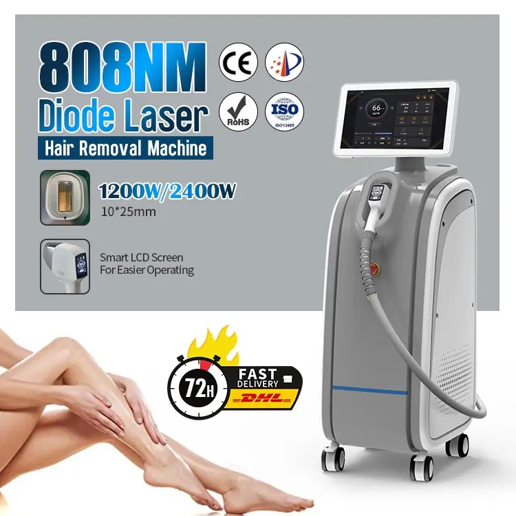 KES - Máquina de depilação a laser de diodo popular, diodo profissional sem dor 808nm para spa, novidade