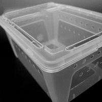 NOMOY PET Vente en gros Cage d'élevage de reptiles transparente en plastique Boîte H3 H4 H5
