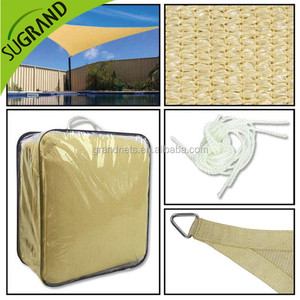 Alta calidad HDPE triángulo sombra vela sol en el jardín - Product Image 2