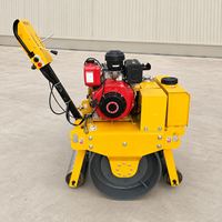 Rouleau compresseur monocylindre autoporté 310 kg le plus vendu pour l'entretien routier municipal
