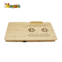 Table d'ordinateur pliante en bambou réglable de haute qualité pour lit, W08G306