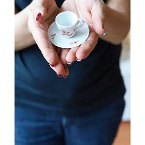 Ensemble de mini-tasses Richard Ginori Galli Rossi, vaisselle élégante pour les fêtes et décorations de table - Product Image 2