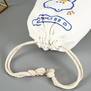 Sac à poussière en coton recyclé biologique, petite taille, pochette à cordon pour cadeau - Product Image 4