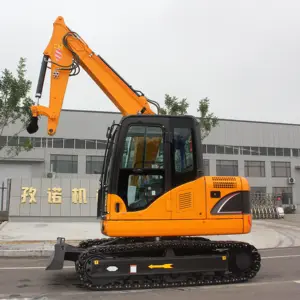 EVERUN CE Approved ERE80 8ton Digger With Epa4/euro5 Engine Farm Compact Bucket Tracked Excavator