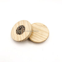 Tapa de madera con logotipo personalizado al por mayor de fábrica, nuevo estilo, técnica pulida para botella de vidrio, artesanías de madera, tapa de bambú, vela