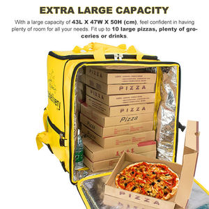 Bolsa Térmica Aislada para Pizza, Personalizada, Comercial, para Bicicleta, Mochila Refrigerante para Entrega de Alimentos en Moto - Product Image 5