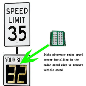 Nhà Máy Giá Xe Kiểm Tra Tốc Độ Radar Thiết Bị Phát Hiện Kỹ Thuật Số Chỉ Số Tốc Độ Radar - Product Image 3