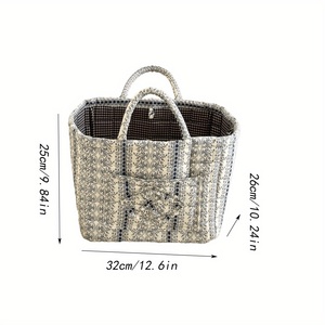 Panier de rangement pliable de grande taille |   Panier à linge portable épais <span class=keywords><strong>en</strong></span> <span class=keywords><strong>toile</strong></span> matelassée avec poignée <span class=keywords><strong>en</strong></span> tissu pour divers usages LG-Q027 - Product Image 6