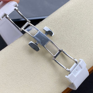 นาฬิกาข้อมือเซรามิกพรีเมียมสำหรับผู้ชาย ปี 2026 ขนาด 40 มม. ตัวเรือนทรงแปดเหลี่ยม หน้าปัดลายเส้นไล่เฉดสีเหลืองเขียว แสดงวันที่ กันน้ำ นาฬิกาหรู - Product Image 6