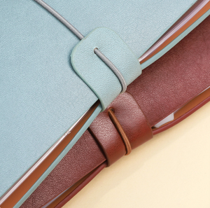 ヴィンテージ風 カスタマイズ A6 ノートブック ポータブル ルーズリーフ トラベル ハンドブック レザーカバー付き スモール クリエイティブ カスタマイズ可能 ノート - Product Image 4