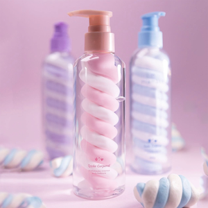 Crème hydratante pour le corps à l'acide hyaluronique naturel, label privé OEM, texture crème glacée, arc-en-ciel - Product Image 1