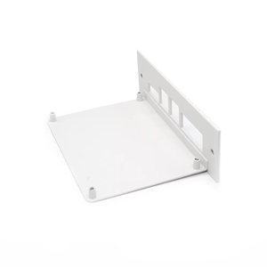 Supports en <span class=keywords><strong>acier</strong></span> revêtus de poudre blanche en forme de L personnalisés OEM pour l'<span class=keywords><strong>assemblage</strong></span> électronique de composants de montage de circuits imprimés-Fabrication de tôles - Product Image 5