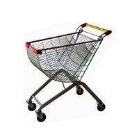 Chariot pliable en alliage d'aluminium, chariot de supermarché,