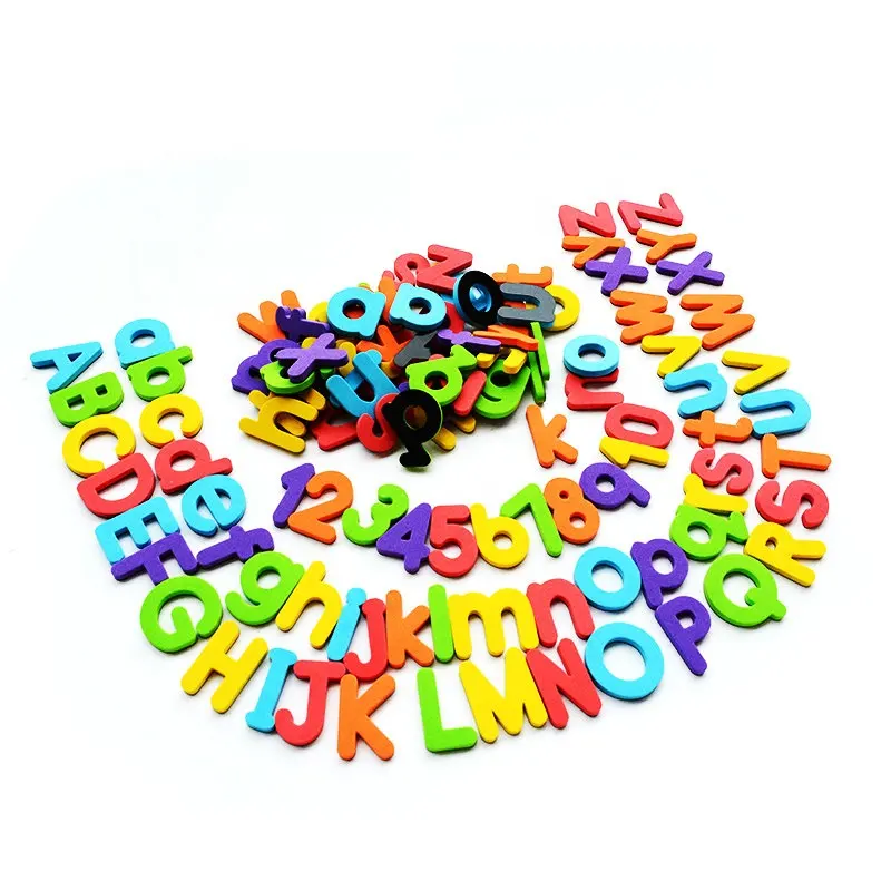 Alphabet Lowercase Uppercase EVA Foam Magnetic Letters Toys for Kids