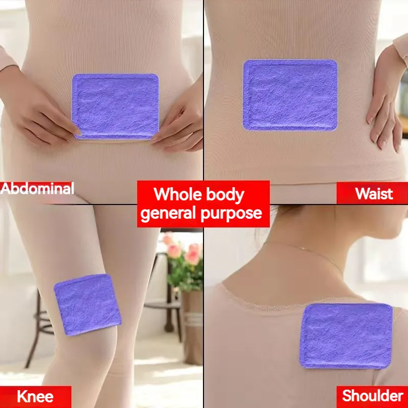 Body Warm Baby Patch Self-heating Adhesive Women's Waist and Abdomen Quick Heating Motherwort Hot Patches Relieve Pain Patch