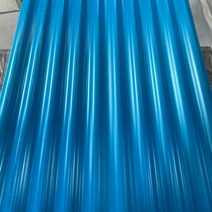 Proveedor de Láminas de Techo Corrugadas Recubiertas de Plástico Resistente al Calor de PVC Industrial para Escuelas, Centros Comerciales, Supermercados y Granjas - Product Image 1