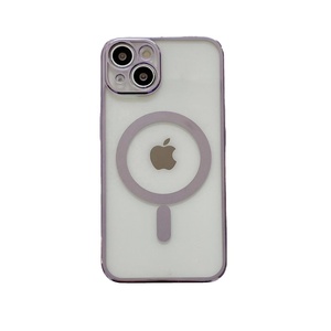 Accesorios para Teléfono Móvil, Funda con Carga Inalámbrica Magnética para iPhone 12 13 Pro Max, Funda Magnética de Lujo con Recubrimiento - Product Image 5