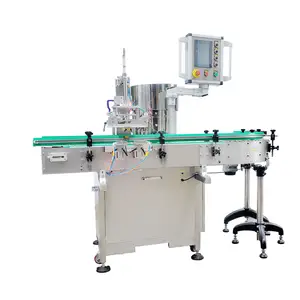 Automatic Bottle Screw Sorting Placing Loading Sending Vibrating Capping Machine for ROPP Lid Cork Stopper