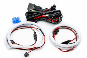 4pcs LED <span class=keywords><strong>Angel</strong></span> <span class=keywords><strong>Eyes</strong></span> Halo Cotton Light pour E46 E39 E38 <span class=keywords><strong>E36</strong></span> SMD Error Free LED SMD <span class=keywords><strong>Angel</strong></span> <span class=keywords><strong>Eyes</strong></span> Headlight Rings - Product Image 2