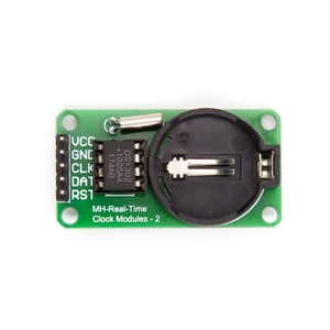 Kuongshun นาฬิกาอิเล็กทรอนิกส์ CR2032, อุปกรณ์อิเล็กทรอนิกส์ <span class=keywords><strong>RTC</strong></span> <span class=keywords><strong>DS1302</strong></span>โมดูลนาฬิกาแบบเรียลไทม์พร้อมแบตเตอรี่ CR2032 - Product Image 5