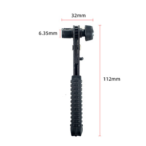 Mini Ratchet Wrench 6.35mm Hex Metric Iron Handle 112mm Length Diy <b>Tool</b> - Product Image 1