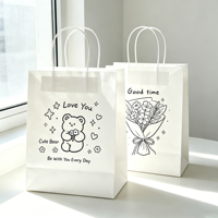 Sacs en papier personnalisés pour vêtements, emballages cadeaux, sacs de shopping de luxe, sacs en papier populaires avec votre propre logo
