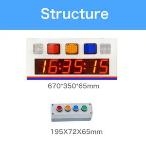 Sistema de alarma antirrobo de Banco L alarma de enlace con función de sincronización de pantalla LED es adecuado para alarmas de seguridad para el hogar S