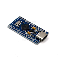 Modul Pro Micro Tipe-C ATmega32U4 5V 16MHz Pengganti ATmega328 untuk Pro Mini 2 Baris Pin Header Antarmuka Leonardo Mini USB