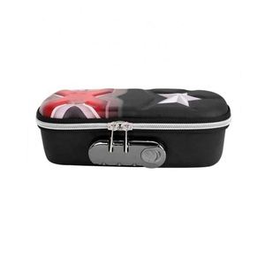 Estuche Escolar Multifuncional de EVA 3D con Estampado Personalizado Negro, Caja de Lápices con Cierre y Contraseña para Niños, Estudiantes, Adolescentes - Product Image 5