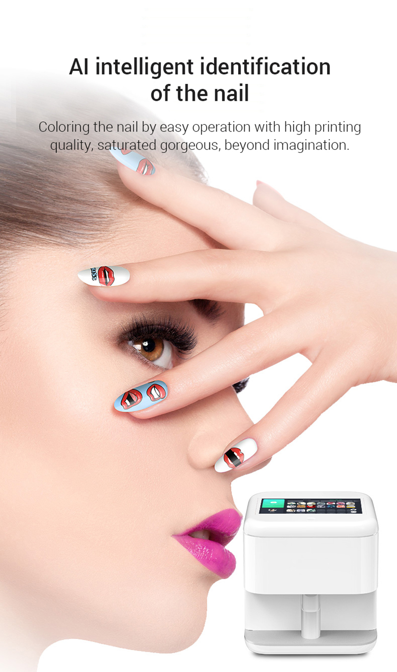 Máquina Digital Para Design de Arte em Unhas Impressora de Unhas 3D  Multifuncional Digital com Gel e Cartucho| Alibaba.com, image size:800x1354