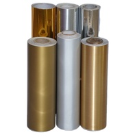 Fabricación de pegatinas PET de alta calidad vinilo dorado/plateado para cortar plotter vinilo autoadhesivo de vinilo de corte