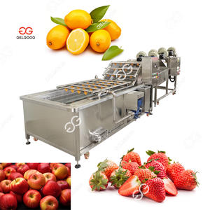 Lemon Washing Waxing Grading Lemon Sorting And Washing Machine Industrial Fruit <b>Washer</b> For Watermelon - Product Image 3