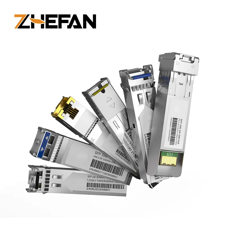 ZHEFAN Sfp Transceiver 1,25g 2,5g Gigabit Multi mode Dual Fiber Sm Lc 10 20 40km 120km Glasfaser-Transceiver-Sfp-Modul