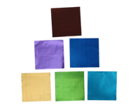 Papier d'emballage mou d'aluminium de chocolat imprimé et sacs/feuilles de relief pour l'emballage de nourriture
