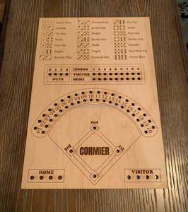 Jeu de société de dés de baseball Jeu de société de billes de dés Plateau de baseball amusant à jouer Joueurs de jeu de société de dés de boîte - Product Image 3