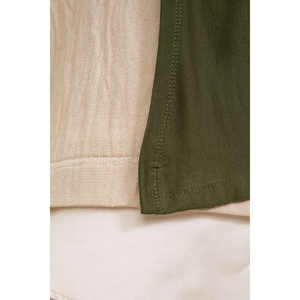 Bufanda de Algodón Color Caqui, Tejido Liso, Textil para el Hogar, Estilo Sencillo, 50g - Product Image 1